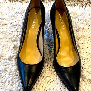 Coach heels. Worn once.